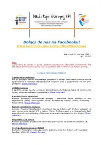 Biuletyn Europejski nr 1 (2017)